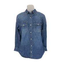 Load image into Gallery viewer, Denim full selev shirt
