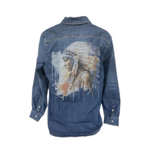 Load image into Gallery viewer, Denim full selev shirt

