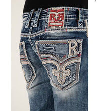 Load image into Gallery viewer, Rock Revival Blue toned Jean
