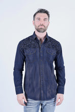 Load image into Gallery viewer, Platini Blue long sleeve Shirt
