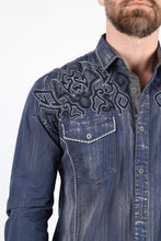 Load image into Gallery viewer, Platini Blue long sleeve Shirt

