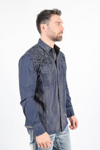 Load image into Gallery viewer, Platini Blue long sleeve Shirt
